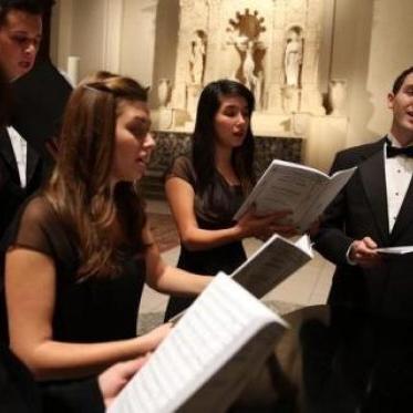 Chamber Choir Sings in Chapel