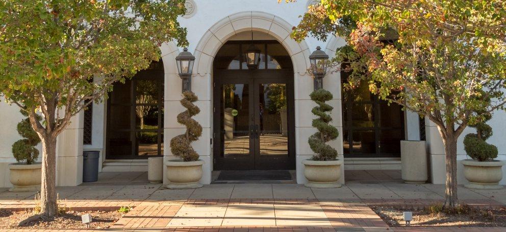 Straight view of Brousseau Hall