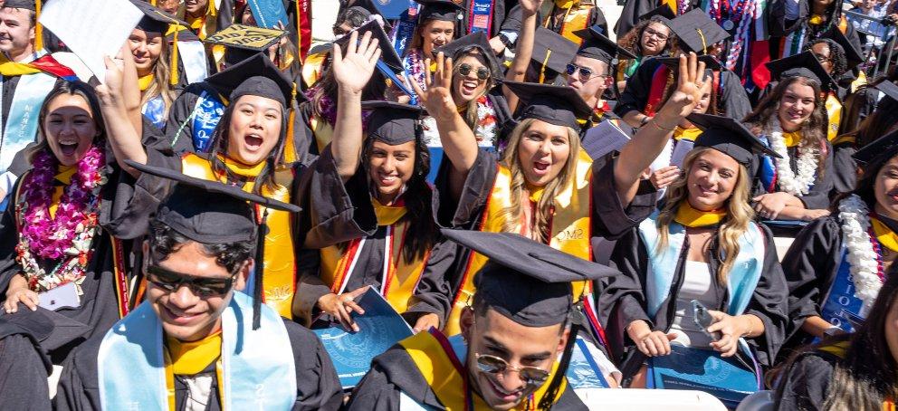 graduates celebrating